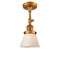 Innovations Lighting Small Cone 1 Light Sconce Part Of The Franklin Restoration Collection 203-BB-G61-LED