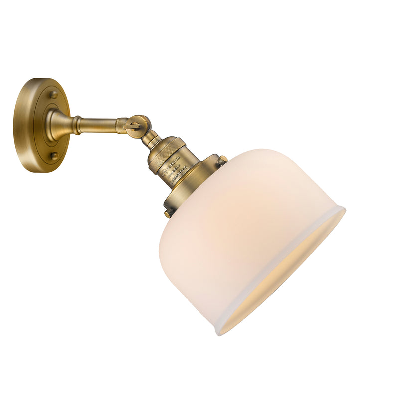 Innovations Lighting Large Bell 1 Light Sconce Part Of The Franklin Restoration Collection 203-BB-G71