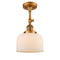 Innovations Lighting Large Bell 1 Light Sconce Part Of The Franklin Restoration Collection 203-BB-G71-LED