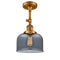 Innovations Lighting Large Bell 1 Light Sconce Part Of The Franklin Restoration Collection 203-BB-G73