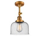 Innovations Lighting Large Bell 1 Light Sconce Part Of The Franklin Restoration Collection 203-BB-G74