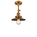 Innovations Lighting Railroad 1 Light Sconce Part Of The Franklin Restoration Collection 203-BB-M4-LED