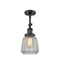 Innovations Lighting Chatham 1 Light Sconce Part Of The Franklin Restoration Collection 203-BK-G142-LED