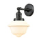 Oxford Sconce shown in the Oil Rubbed Bronze finish with a Matte White shade