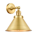 Briarcliff Sconce shown in the Satin Gold finish with a Satin Gold shade