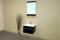 Bellaterra 24.4" Single Wall Mount Style Sink Vanity Wood Black 203172-S