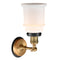 Innovations Lighting Canton 1 Light Mixed Metals Sconce Part Of The Franklin Restoration Collection 203BB-BPBK-HRBK-G181