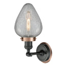 Innovations Lighting Geneseo 1 Light Mixed Metals Sconce Part Of The Franklin Restoration Collection 203BK-BPAC-HRAC-G165