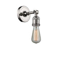 Bare Bulb Sconce shown in the Polished Nickel finish