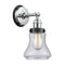 Bellmont Sconce shown in the Polished Chrome finish with a Seedy shade