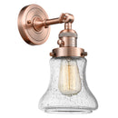 Bellmont Sconce shown in the Antique Copper finish with a Seedy shade