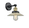 Innovations Lighting Halophane 1-100 watt 10 inch Black Antique Brass Sconce with Halophane glass and Solid Brass 180 Degree Adjustable Swivel With Engraved Cast Cup Includes a "High-Low-Off" Switch. 203SWBABG2