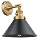 Innovations Lighting Briarcliff 1 Light 10" Sconce With Switch 203SW-BB-M10-BK