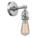 Bare Bulb Sconce shown in the Polished Chrome finish