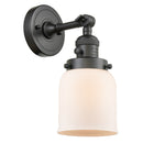 Bell Sconce shown in the Oil Rubbed Bronze finish with a Matte White shade