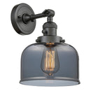 Bell Sconce shown in the Oil Rubbed Bronze finish with a Plated Smoke shade