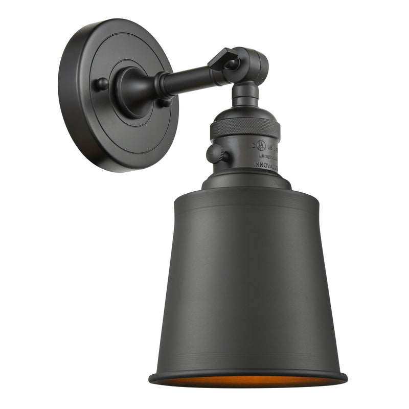 Addison Sconce shown in the Oil Rubbed Bronze finish with a Oil Rubbed Bronze shade