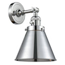 Appalachian Sconce shown in the Polished Chrome finish with a Polished Chrome shade