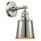 Addison Sconce shown in the Polished Nickel finish with a Polished Nickel shade