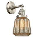 Chatham Sconce shown in the Brushed Satin Nickel finish with a Mercury shade