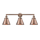Appalachian Bath Vanity Light shown in the Antique Copper finish with a Antique Copper shade