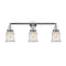 Canton Bath Vanity Light shown in the Polished Chrome finish with a Seedy shade
