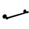 Allied Brass Continental Collection 30 Inch Towel Bar with Dotted Detail 2051D-30-BKM