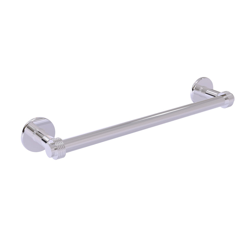 Allied Brass Continental Collection 24 Inch Towel Bar with Groovy Detail 2051G-24-PC