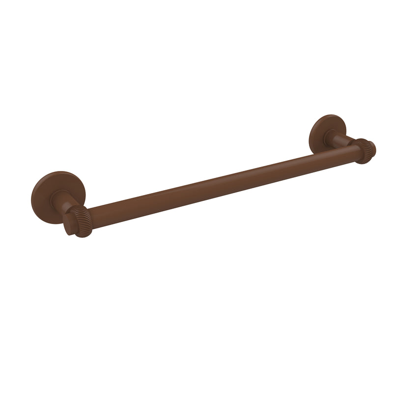 Allied Brass Continental Collection 24 Inch Towel Bar with Twist Detail 2051T-24-ABZ