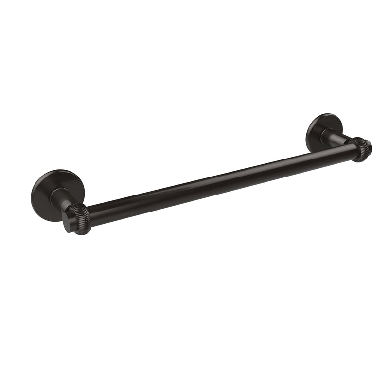 Allied Brass Continental Collection 24 Inch Towel Bar with Twist Detail 2051T-24-ORB