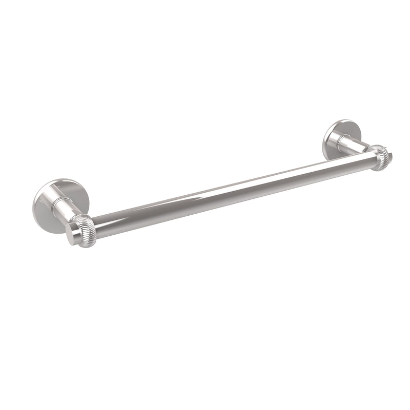 Allied Brass Continental Collection 24 Inch Towel Bar with Twist Detail 2051T-24-PC