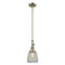 Chatham Mini Pendant shown in the Antique Brass finish with a Clear shade