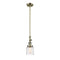Innovations Lighting Small Bell 1 Light Mini Pendant part of the Franklin Restoration Collection 206-AB-G513