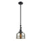 Bell Mini Pendant shown in the Matte Black finish with a Silver Plated Mercury shade