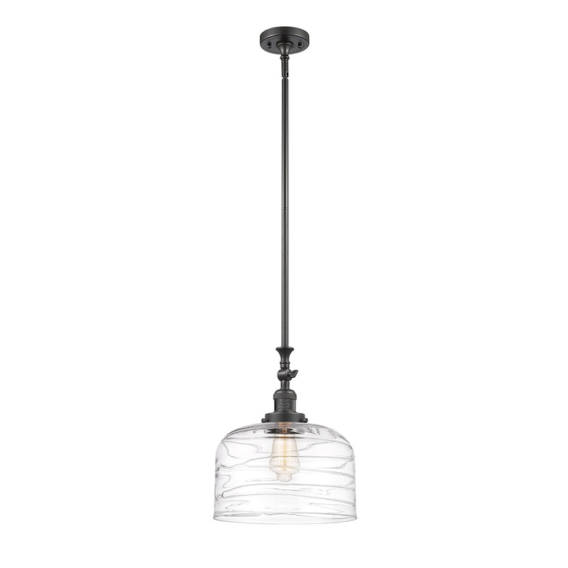 Innovations Lighting X-Large Bell 1 Light Mini Pendant part of the Franklin Restoration Collection 206-OB-G713-L