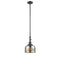 Bell Mini Pendant shown in the Oil Rubbed Bronze finish with a Silver Plated Mercury shade