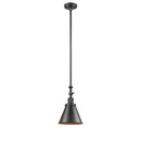 Appalachian Mini Pendant shown in the Oil Rubbed Bronze finish with a Oil Rubbed Bronze shade