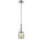 Bell Mini Pendant shown in the Polished Chrome finish with a Silver Plated Mercury shade