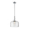 Bell Mini Pendant shown in the Polished Chrome finish with a Clear shade