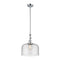 Bell Mini Pendant shown in the Polished Chrome finish with a Seedy shade