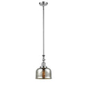 Bell Mini Pendant shown in the Polished Chrome finish with a Silver Plated Mercury shade