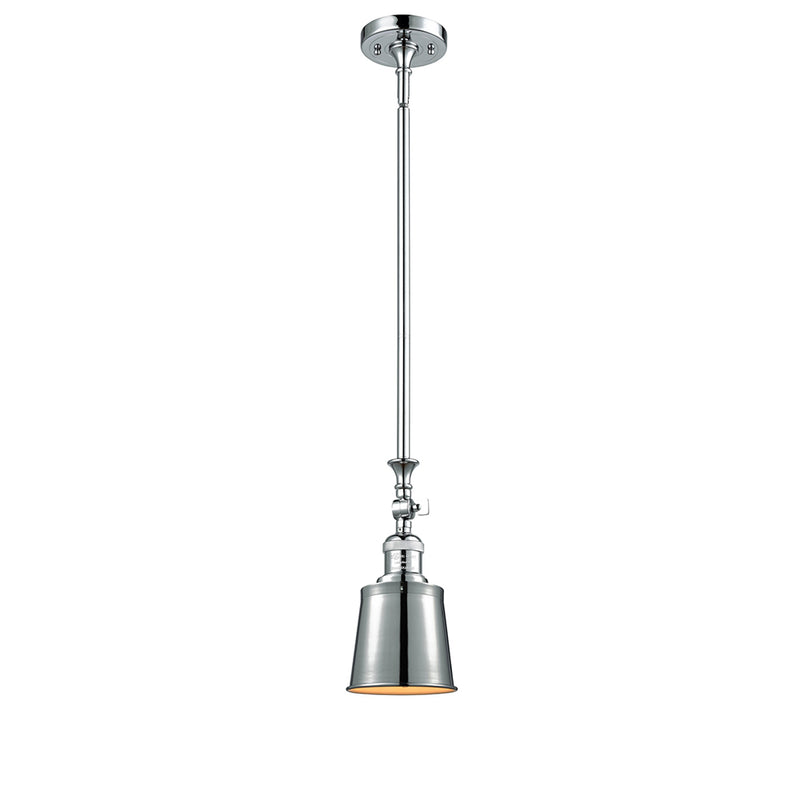 Addison Mini Pendant shown in the Polished Chrome finish with a Polished Chrome shade