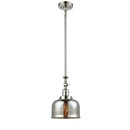 Bell Mini Pendant shown in the Polished Nickel finish with a Silver Plated Mercury shade