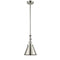 Appalachian Mini Pendant shown in the Polished Nickel finish with a Polished Nickel shade