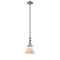 Cone Mini Pendant shown in the Brushed Satin Nickel finish with a Matte White shade