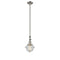 Oxford Mini Pendant shown in the Brushed Satin Nickel finish with a Seedy shade