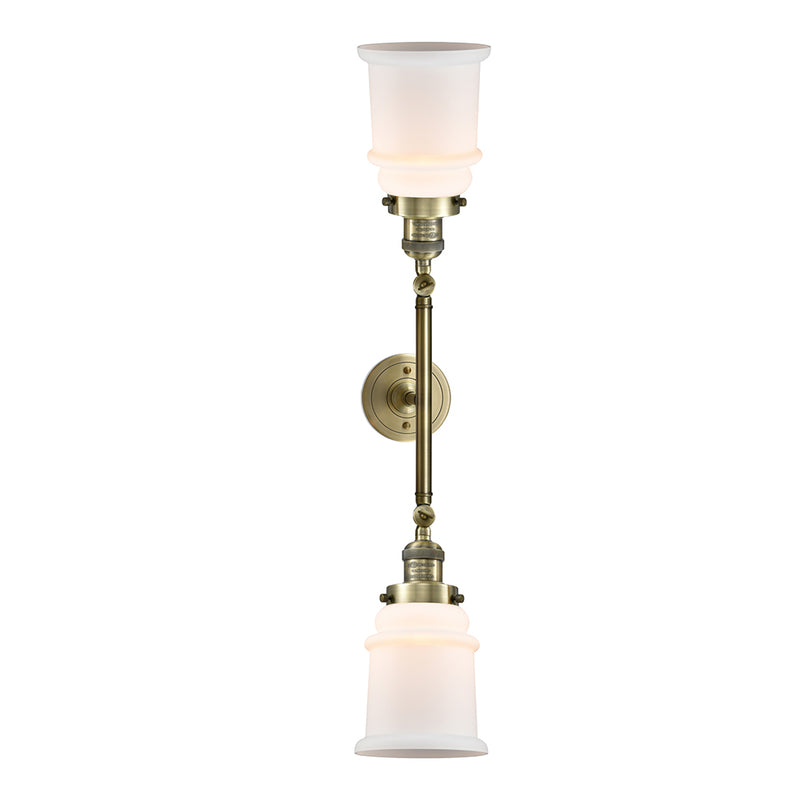 Innovations Lighting Canton 2 Light Bath Vanity Light Part Of The Franklin Restoration Collection 208-AB-G181-LED