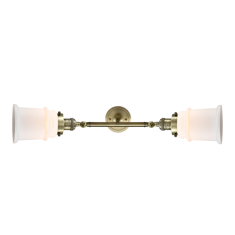Innovations Lighting Canton 2 Light Bath Vanity Light Part Of The Franklin Restoration Collection 208-AB-G181-LED