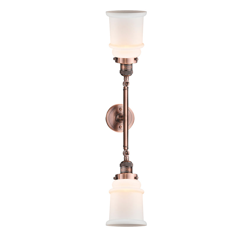 Innovations Lighting Canton 2 Light Bath Vanity Light Part Of The Franklin Restoration Collection 208-AC-G181-LED