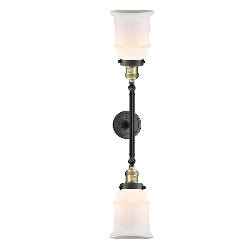 Innovations Lighting Canton 2 Light Bath Vanity Light Part Of The Franklin Restoration Collection 208-BAB-G181-LED